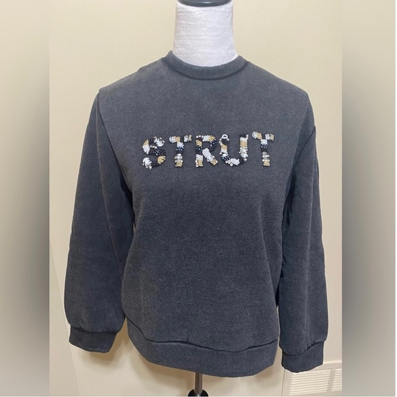 COPY - NWOT Embellished Detail Sweatshirt - Picture 2 of 2